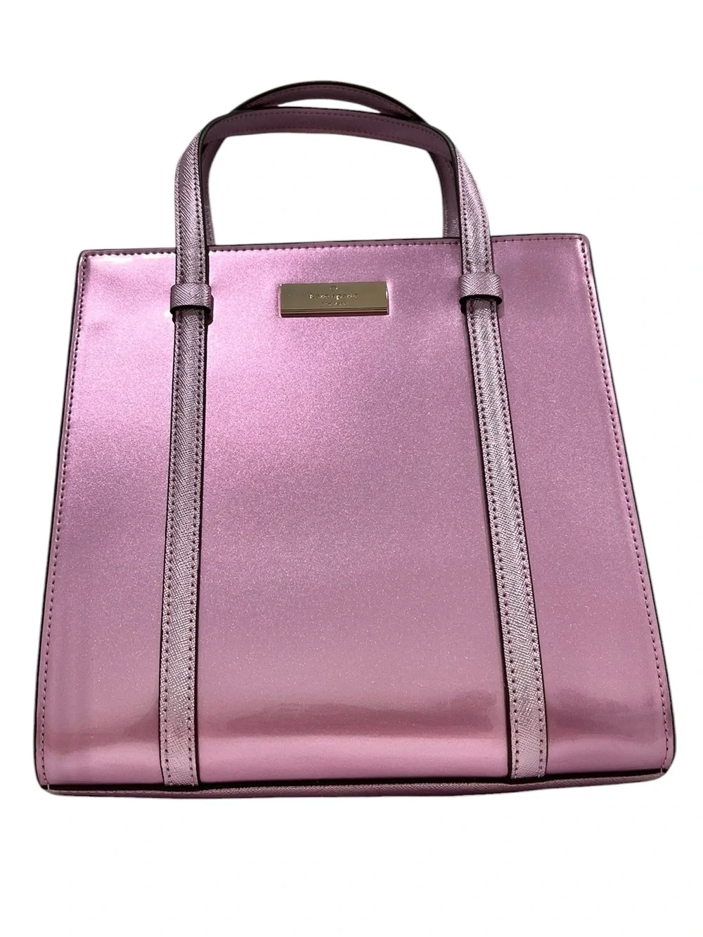 kate spade Metallic Pink Leather Tote